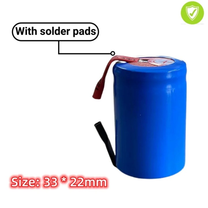 Nimh-batterie-speicher nimh 2400/1 hq 1.2v 2400mah löten