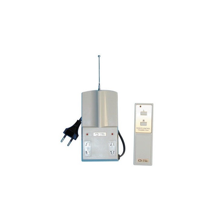 Interrupteur radio a distance 2 canaux 20/40m a code identique interrupteurs radio sans fil