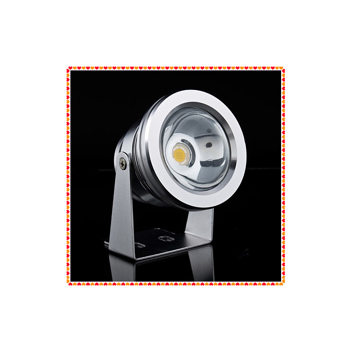 Waterproof led projector 10w red green blue rgb with remote 750lm 12v outdoor ip67 jr international - 3