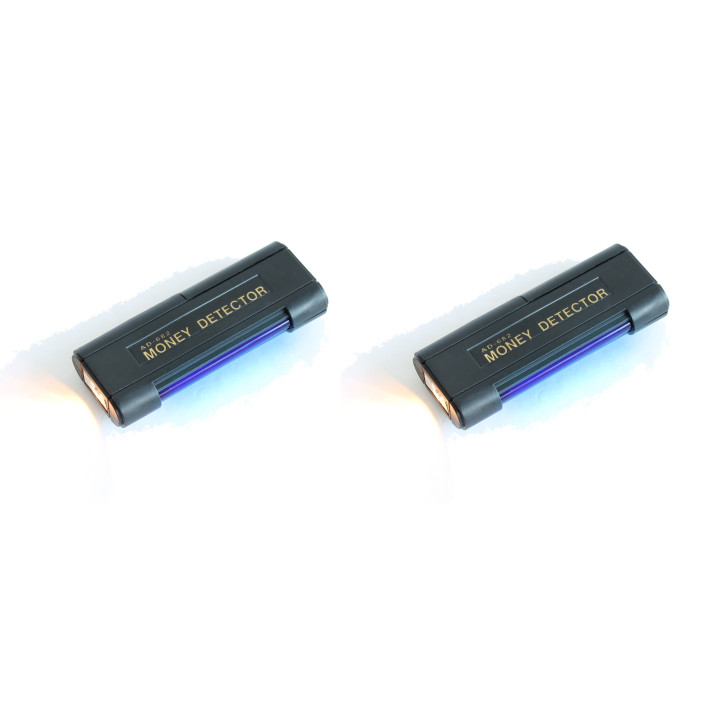Detector counterfeit bank notes portable uv little detector (battery supply) fake notes cards detection system