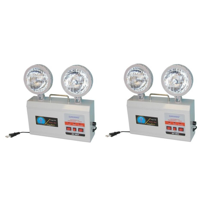 Illuminazione di emergenza 220vca 2x4.5w dx 933 batteria integrata