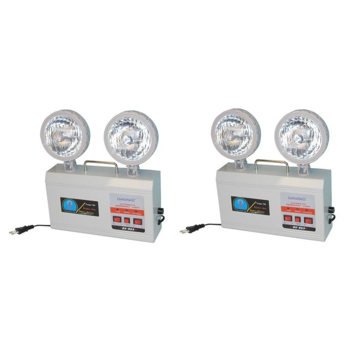 Notbeleuchtung 220vac 2x4.5w dx 933 beleuchtung mit aufladebatterie sicherheitsbeleuchtung elektronik elektrotechnik notstromsy