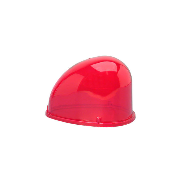 Cupolino rosso per girofaro gmg12r sirene cupolini rossi rotatorio auto segnaletica jr international - 1