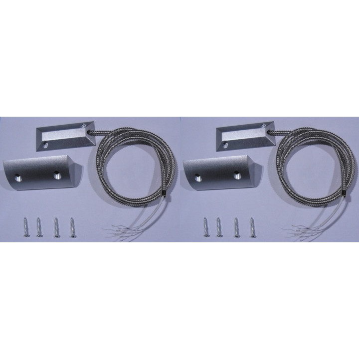 Contacteur ouverture 1.2m blinde detecteur magnetique 450fr alarme contact nf saillie ms-52m