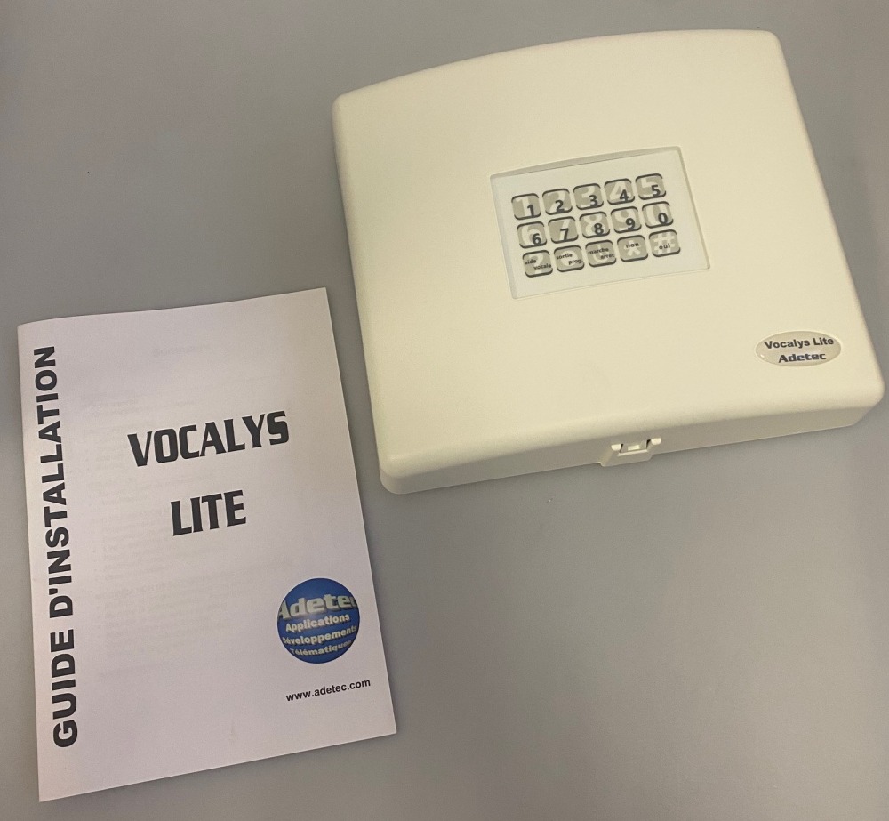 Trasmettitore telefonico telefonico 4 numeri 6 messaggi + ascolto vocalys trasmissione allarme telefonico