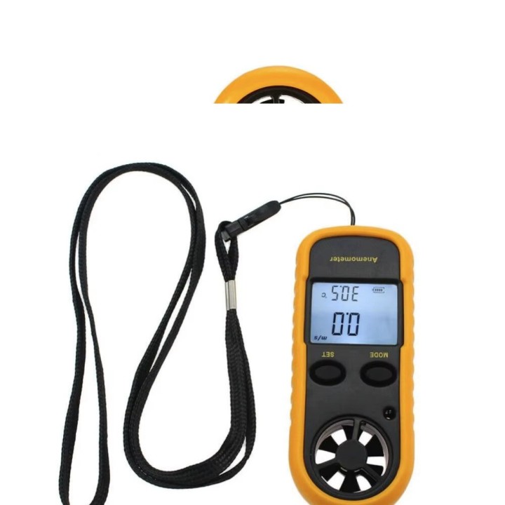 Anemometer misst windgeschwindigkeit digitale thermometer digital lcd sport anenometer am02