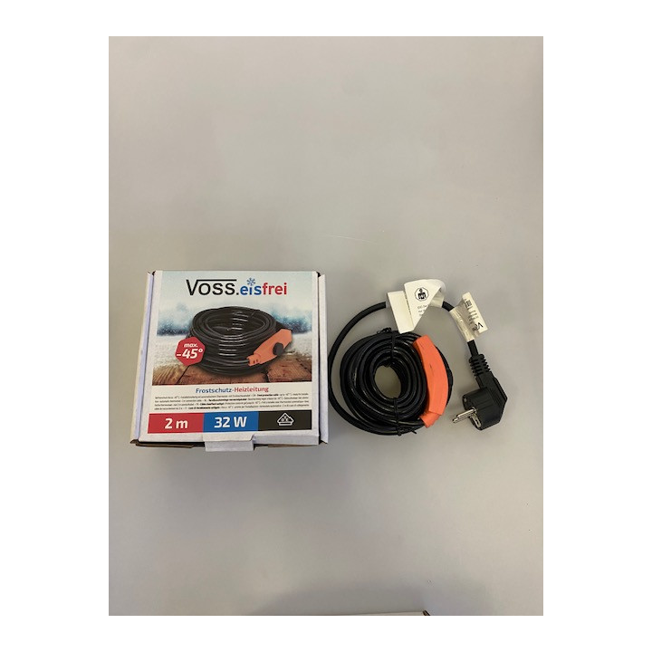 Antifreeze electric heating cable cord 2m shpt-2m pipe frost protection with water hose thermostat