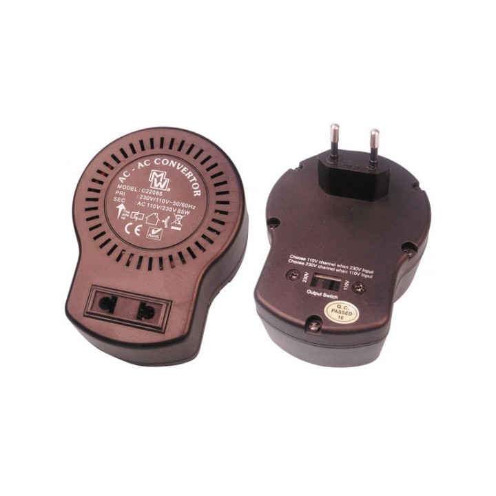 Spannungswandler 110 220vac oder 220 110vac 80w 230v 115v 240v 120v wandler der spannung stromwandler + 2 Adapter