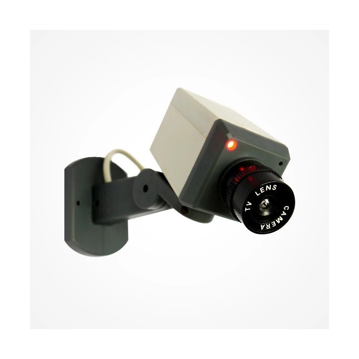Drehende kamera attrappe mit led und halterung dummy kamera kamera attrappe dummy kamera