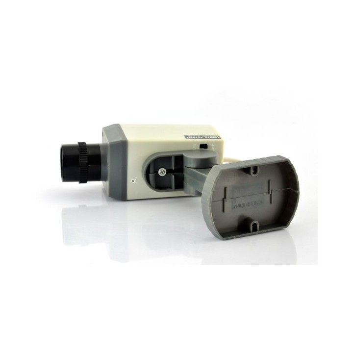 Drehende kamera attrappe mit led und halterung dummy kamera kamera attrappe dummy kamera