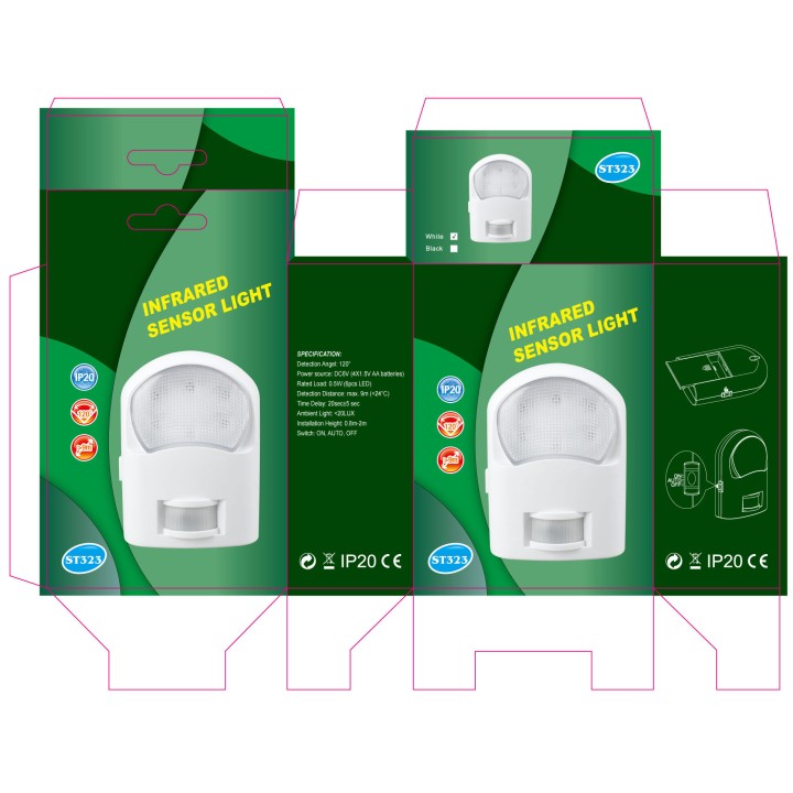 Lighting autonomous motion detector, battery st323 closet, room starlux - 3