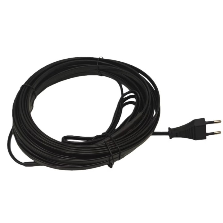 Cable chauffant antigel cordon electrique 5m 200v 220v 240v canalisation tuyau eau thermostat