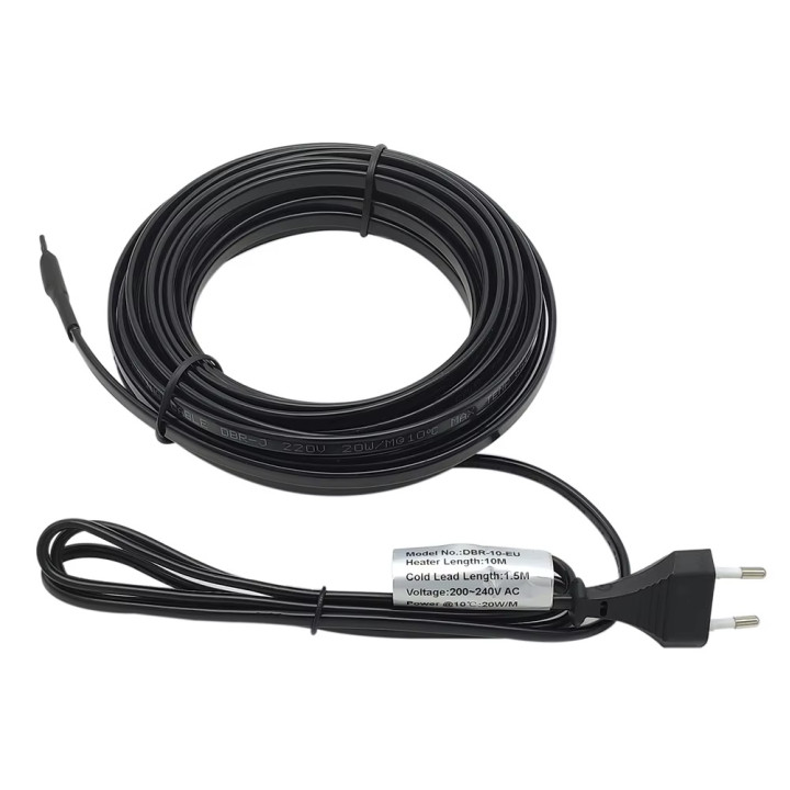 6m Anti-freeze Heating Cable, 200V/220V/240V, Water Pipe Thermostat