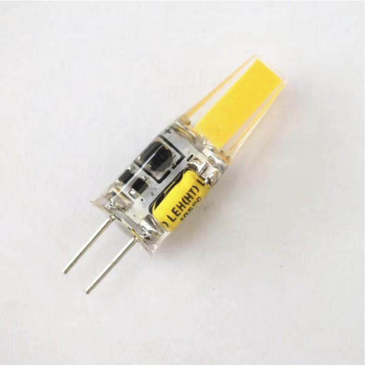 1 G4 6W 12V Warm White Dimmable COB LED Bulb for Chandeliers and Candles - Replacement