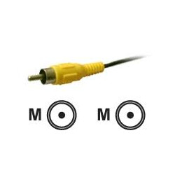 Video-Kabel 1,2 m RCA M / M männlich männlich Sicherheitsüberwachung Monitorkabel jr international - 1