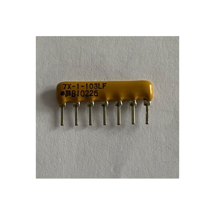 Reseau sil 4 resistances et 1 commun 10 kohms 5 broches