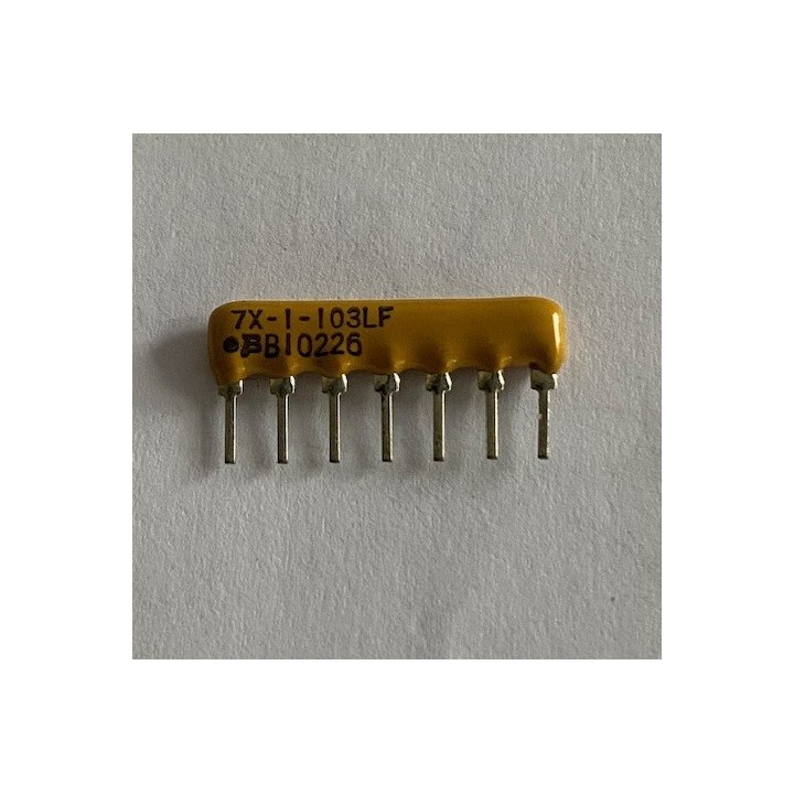 Reseau sil 4 resistances et 1 commun 10 kohms 5 broches