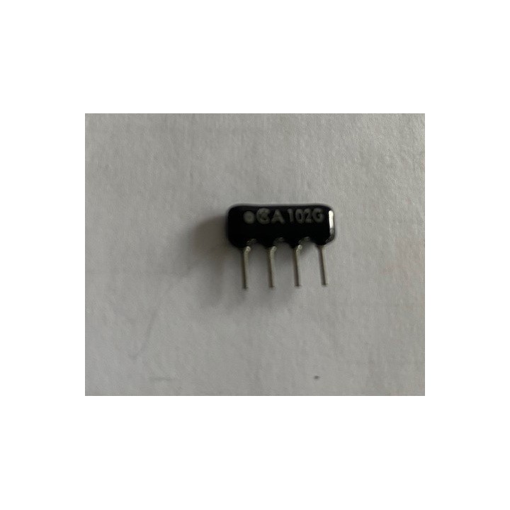 Reseau sil 3 resistances et 1 commun 10 kohms 4 broches resil3110k