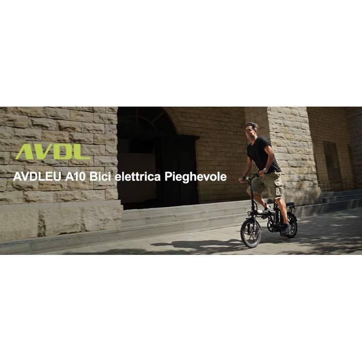 bicicletta elettrica flessibile 250W 36V 11.4AH adulto viaggio ville banlieue bicicletta 16 pouces autonomia da 35 a 50 km.