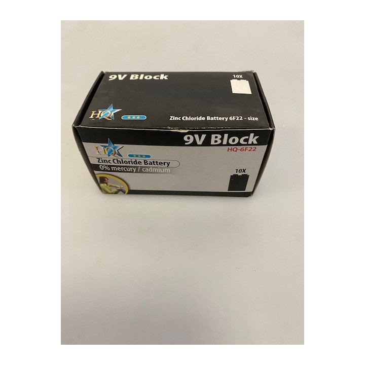 Zinco carbonio 9v batteria (10 pz p9v) 400ma (6lr61 6lf22 1604) zinco carbone batterie di alimentazione