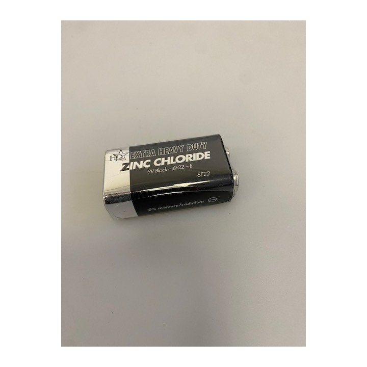 Pila 9vcc zinc carbonado 400ma (6lr61 6lf22 1604) camelion