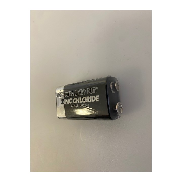 Pila 9vcc zinc carbonado 400ma (6lr61 6lf22 1604) camelion