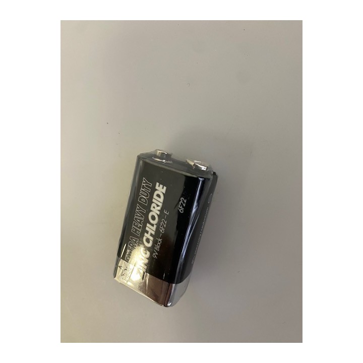 Pila 9vcc zinc carbonado 400ma (6lr61 6lf22 1604) camelion