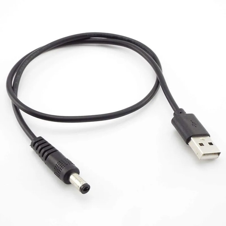 Adaptador de cable de alimentación USB de 3,5 mm 1.35mm a 5 V CC (5 V CC)