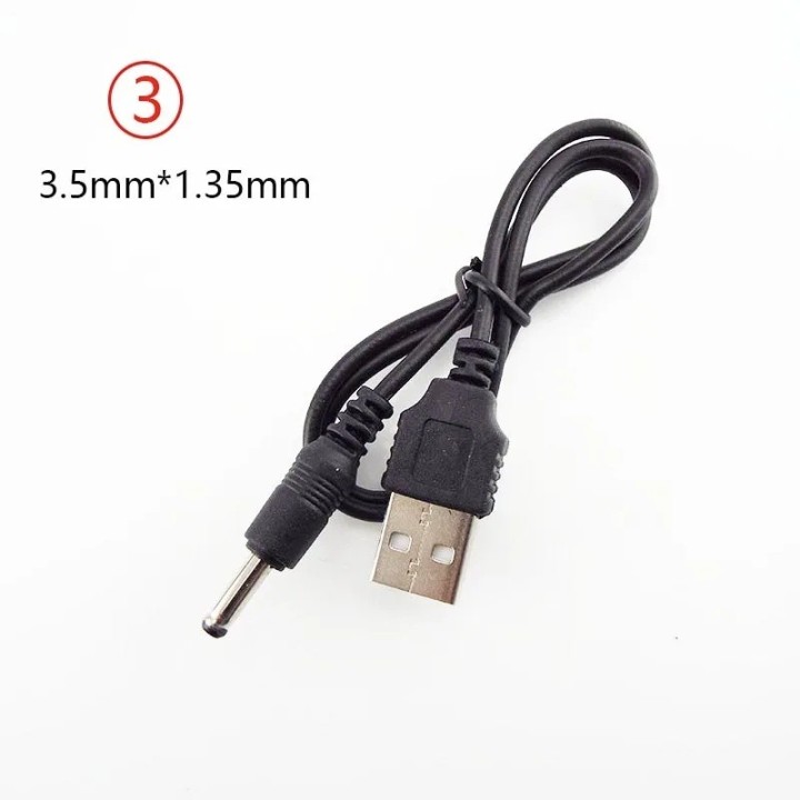 Adattatore cavo di alimentazione da 3,5 mm a USB 5 V CC da USB a spina da 3,5 mm/1.35 mm