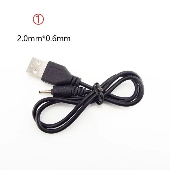 CORDON alimentation 2MM 0.6mm vers USB Adaptateur 5Vcc USB vers prise 2mm 0.6mm