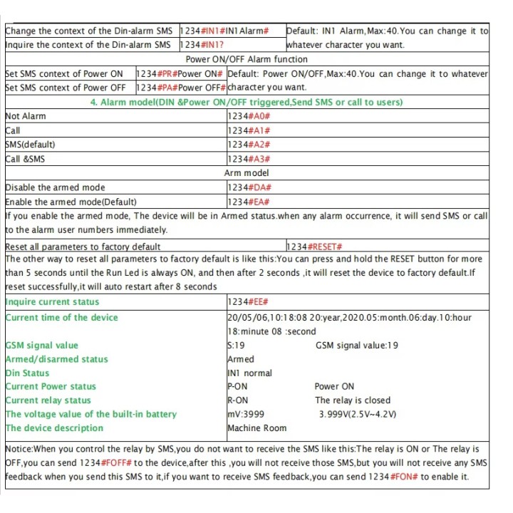 D371 4G GSM Transmitter, Power Outage Alarm, 9V 12V 24V 36V