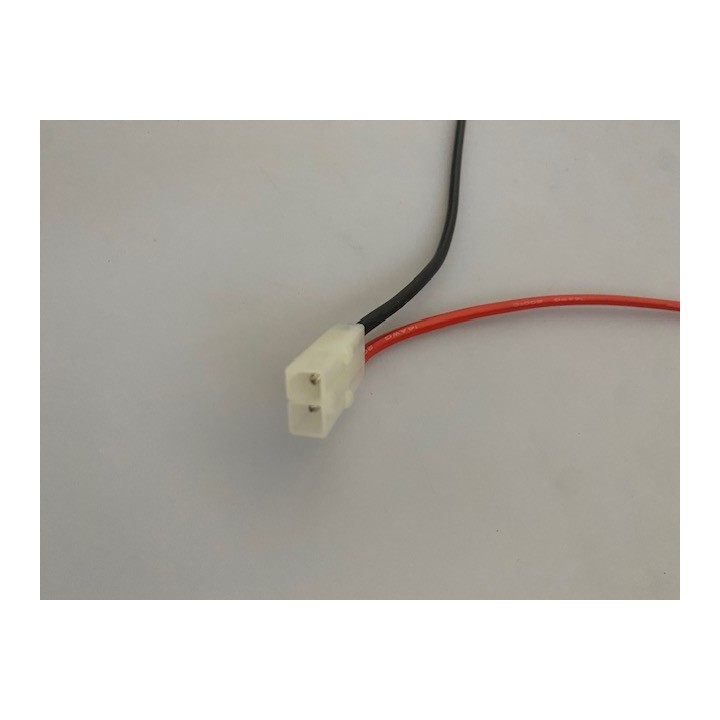 Cordon femelle Tamiya 14awg conncecteur 2 fils batterie 15cm long