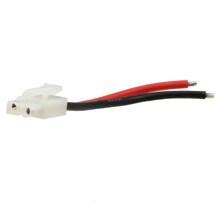 Tamiya batería de larga masculina cable de 14 AWG conncecteur 15cm bsp c9010m modelisme