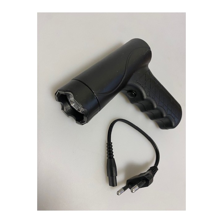 Shocker zap arme decharge Electrique + lampe de poche LED TW-808 taser tazer rechargeable