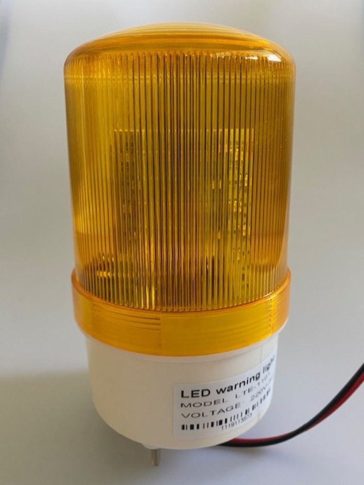 Electrical rotating light 220vac 12w amber fixed rotating light (adapter included) light warning emergency lights warning light