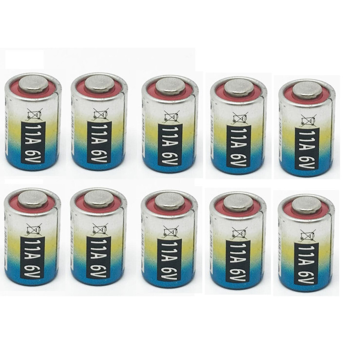 10 x Alkaline a11 6v 33mah battery electric alimentation 6v 33ma gp11 gp11a l1016 11a g11a mn11 a11 cx21a ca21 e11a we11a 10x16m