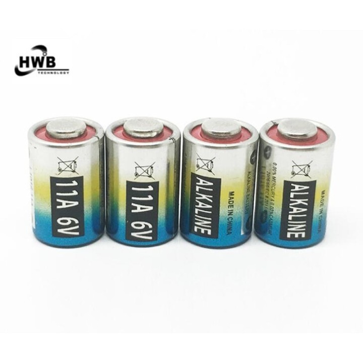10 x Alcalina a11 6v 33mah gp11 gp11a l1016 11a g11a mn11 a11 cx21a ca21 e11a we11a 10x16mm jr international - 3