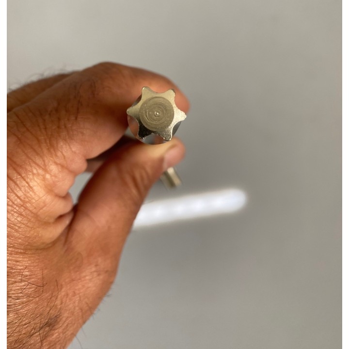 Engine release key 6 star pins Diameter 15mm TOR X T70