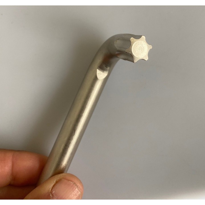 Engine release key 6 star pins Diameter 15mm TOR X T70
