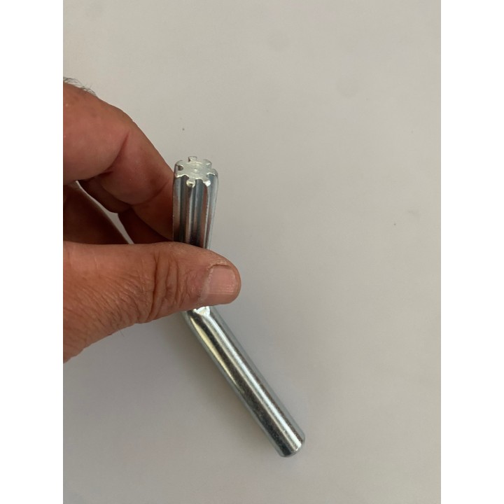 Cle deverrouillage exagone Diamètre 13.7mm moteur a encastrer e4000b bloquage portail