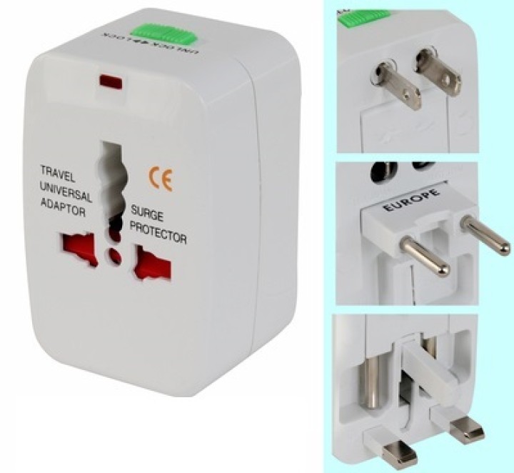 Adaptador enchufe electrico viaje 150 pais europa america usa gran bretana uk australia maclarry - 3