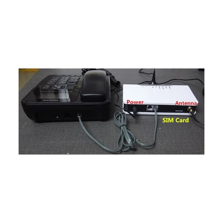 Gsm gateway 2 lines relay transformer for fixed phone sagem ll-b2021
