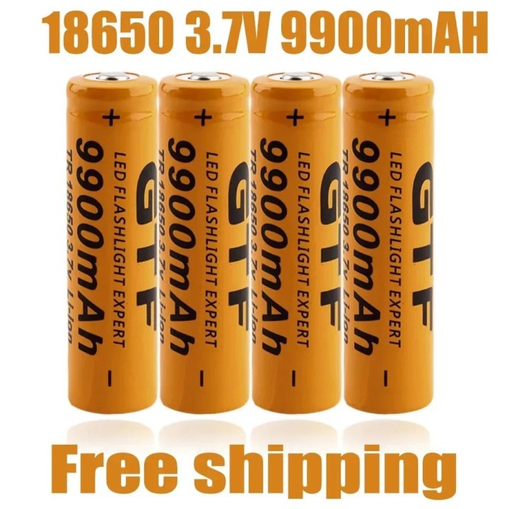 4 batterie rechargeable 18650 ultrafire 3.7v 3000mah 3a li-ion pour lampe torche tled3wz
