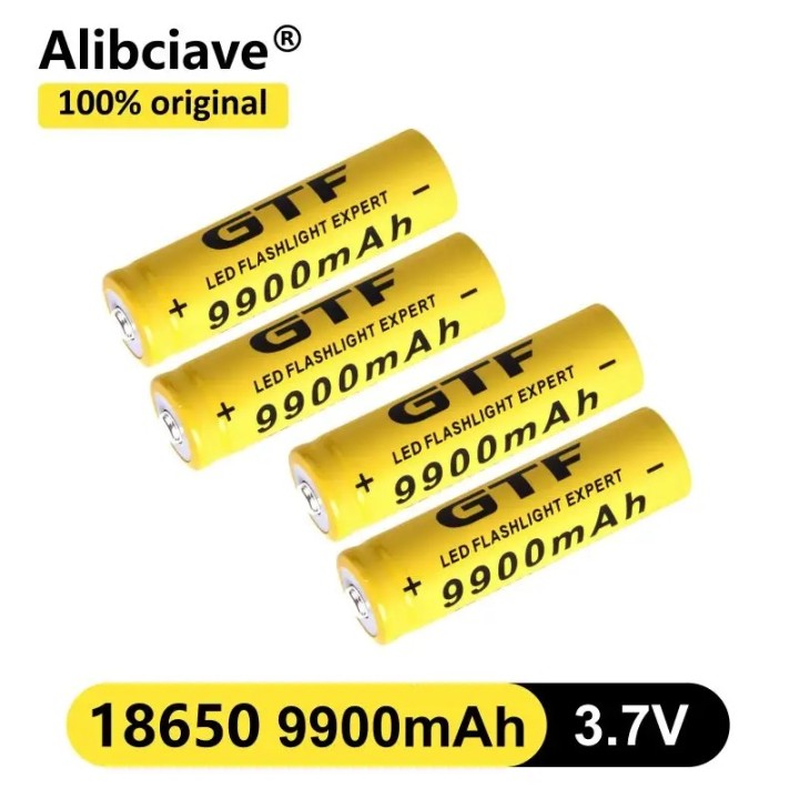 4 accumulateur rechargeable ultrafire 3.7v 18650 4200mah  3a li-ion pour lampe torche tled3wz