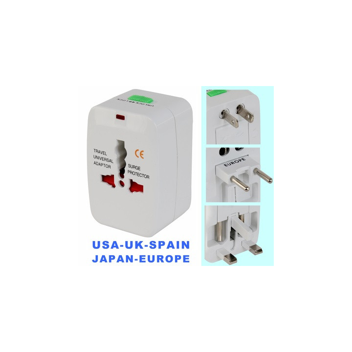 Adattatore presa elettrica viaggio 150 paesi europa america usa gran bretagna uk australia maclarry - 1