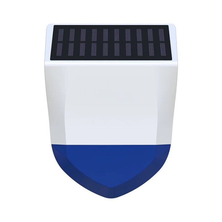 Waterproof outdoor solar siren 95db Wifi + 433MHz tuya battery for rfid APP wireless alarm