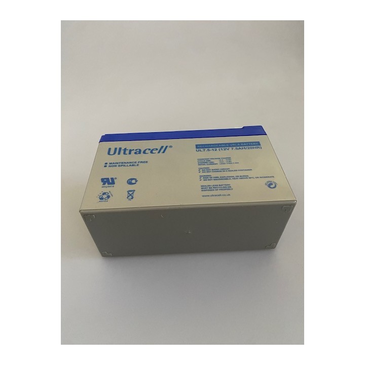 Batterie rechargeable 12v 7.5ah ul7.5 12 accu plomb 7ah 7.2ah gel solaire accumulateur etanche