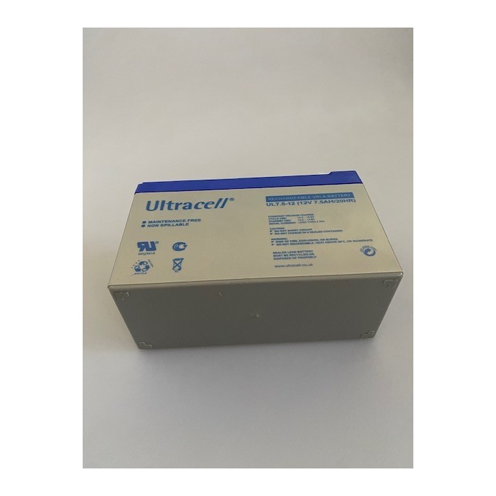 Batterie rechargeable 12v 7.5ah ul7.5 12 accu plomb 7ah 7.2ah gel solaire accumulateur etanche