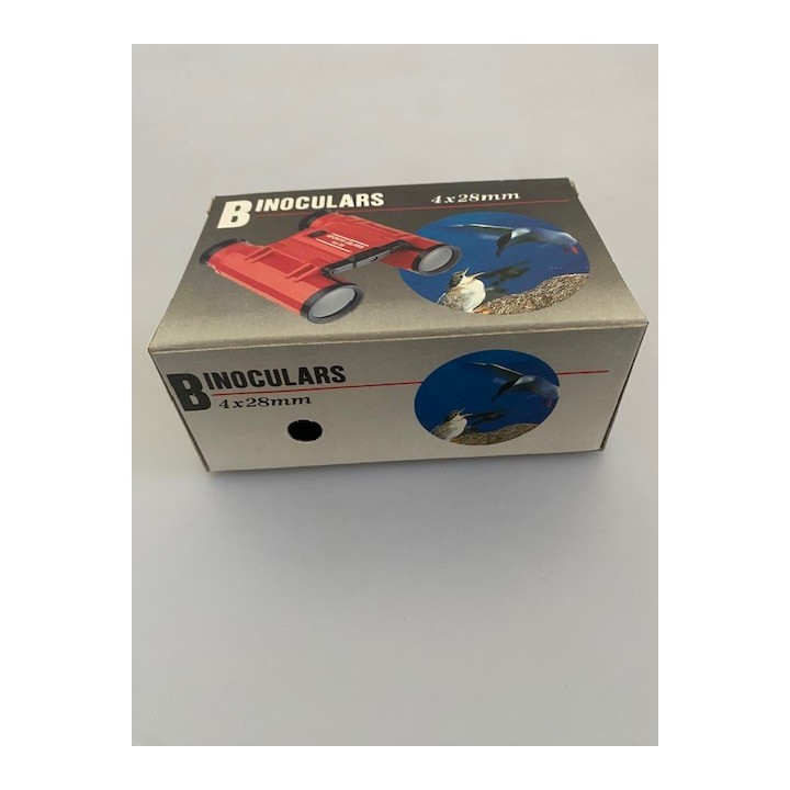 Gemelos de bolsillo 4 x 30 ajuste claridad + funda de transporte