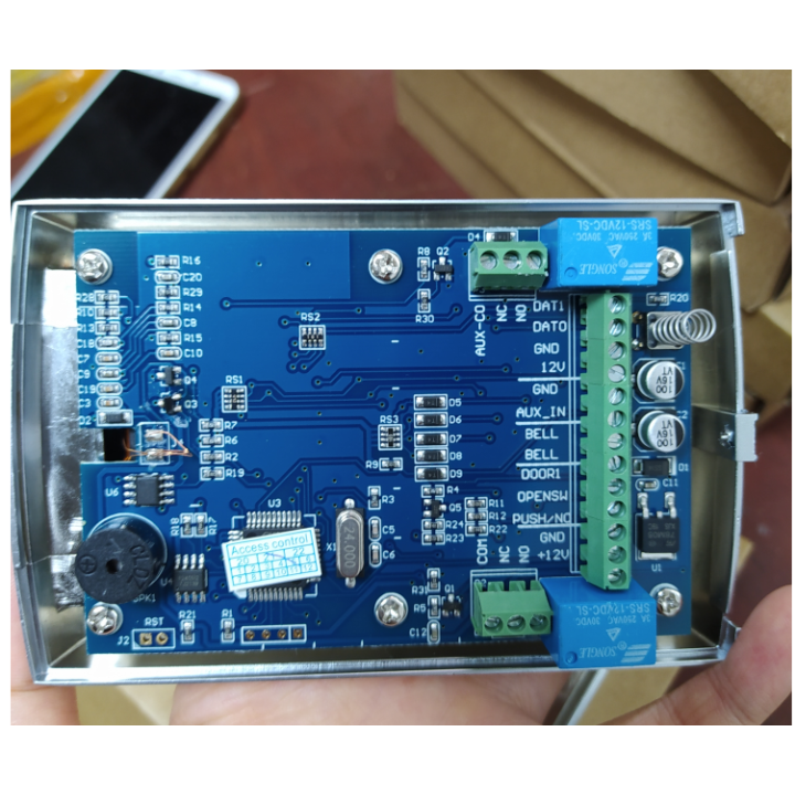 Wasserdichte Metall-Rfid-Zugriffskontrolltastatur mit 1000 Kartenleser-Tastatur-Schlüsselanhänger-125KHz